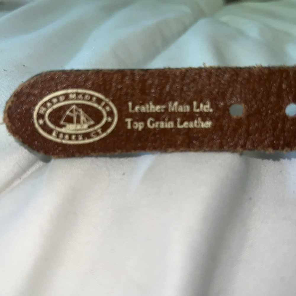 Leather Man Lacrosse Belt - Size 28